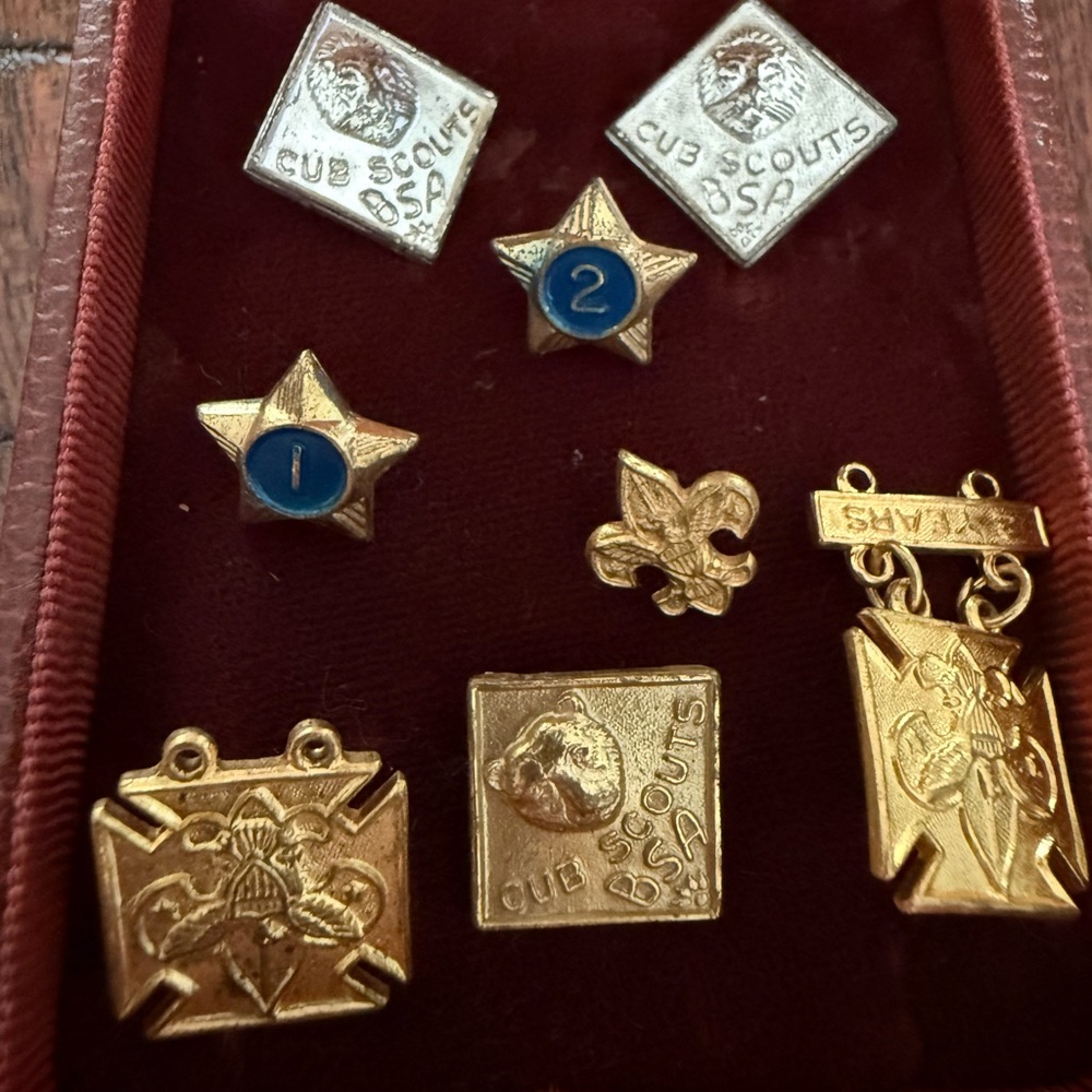 Vintage Cub Scouts Pin and Badge Set
